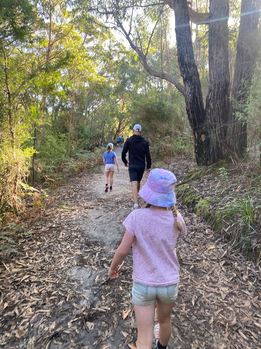 Walking with family in Wilsons Promontory