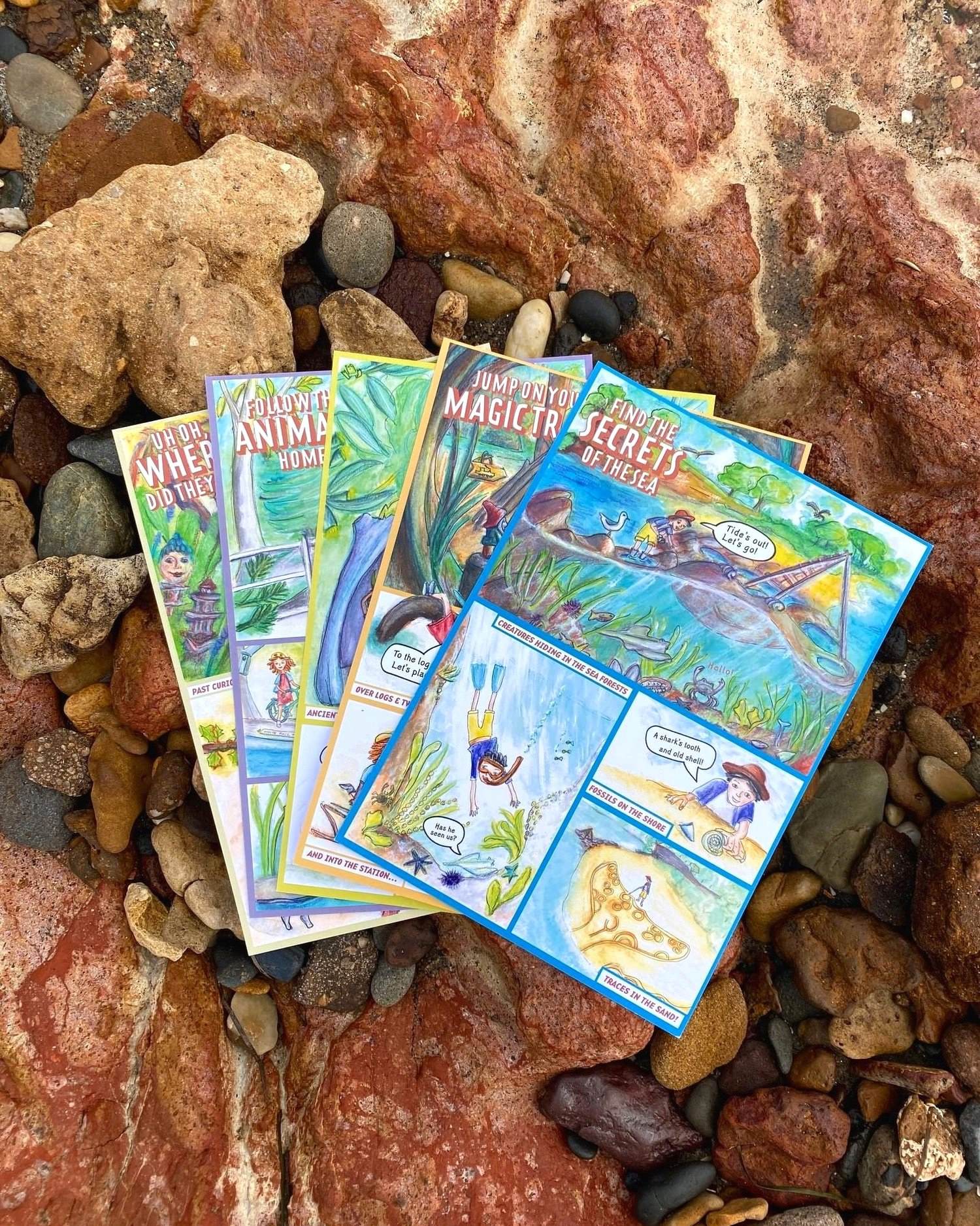 South-East Adventure Trails comic illustrations