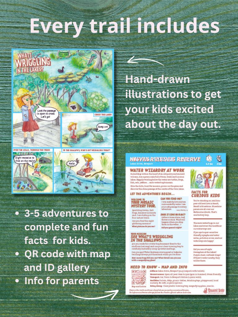 Melb West trail card examples