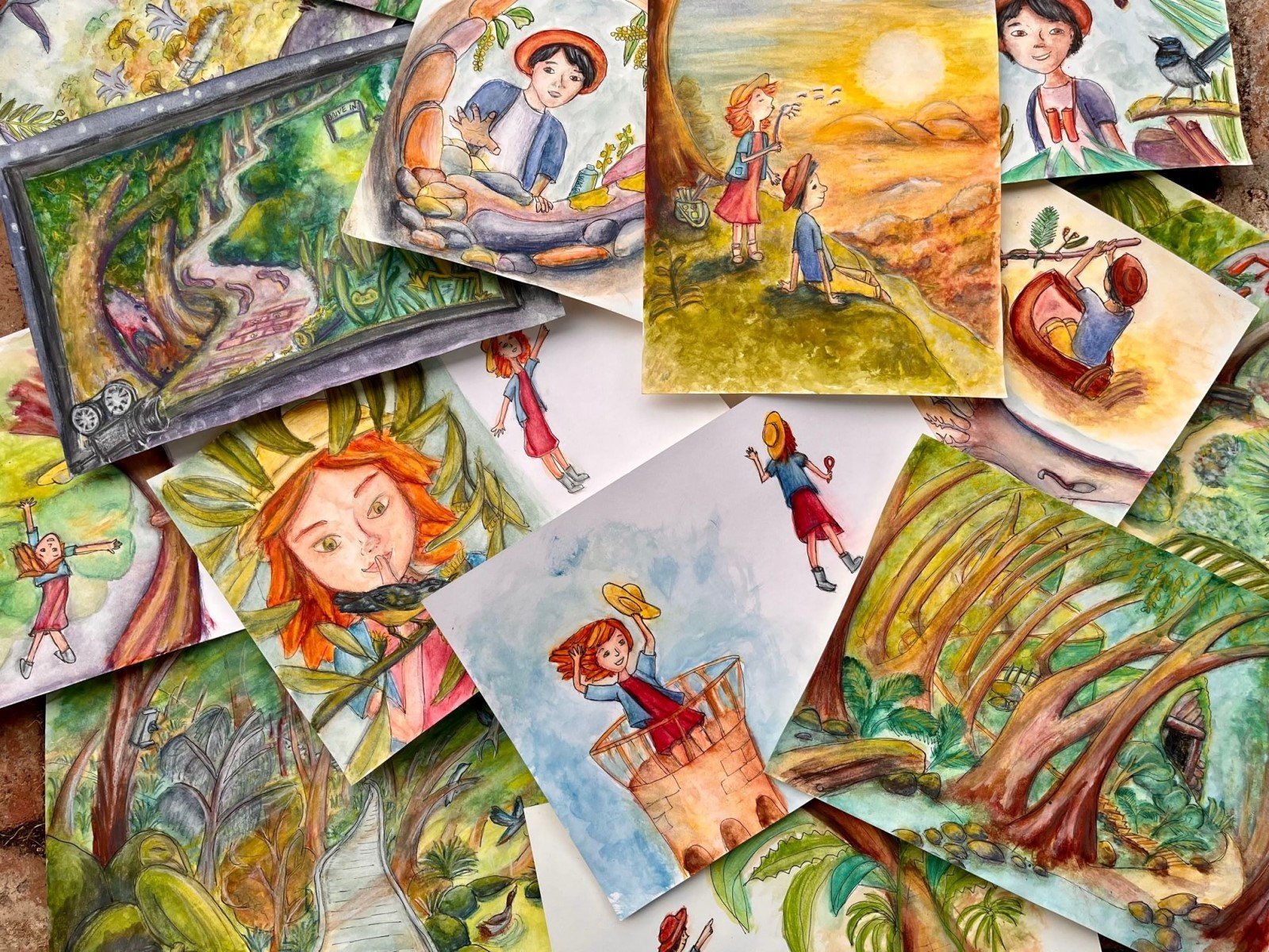 Melbourne East Gumnut Trails original illustrations