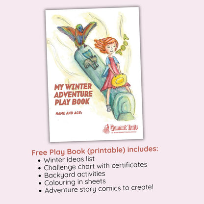 Winter Adventure Play Book: Printable