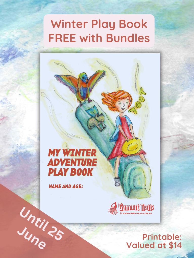 Winter Adventure Play Book: Printable