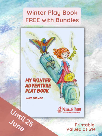 Winter Adventure Play Book: Printable
