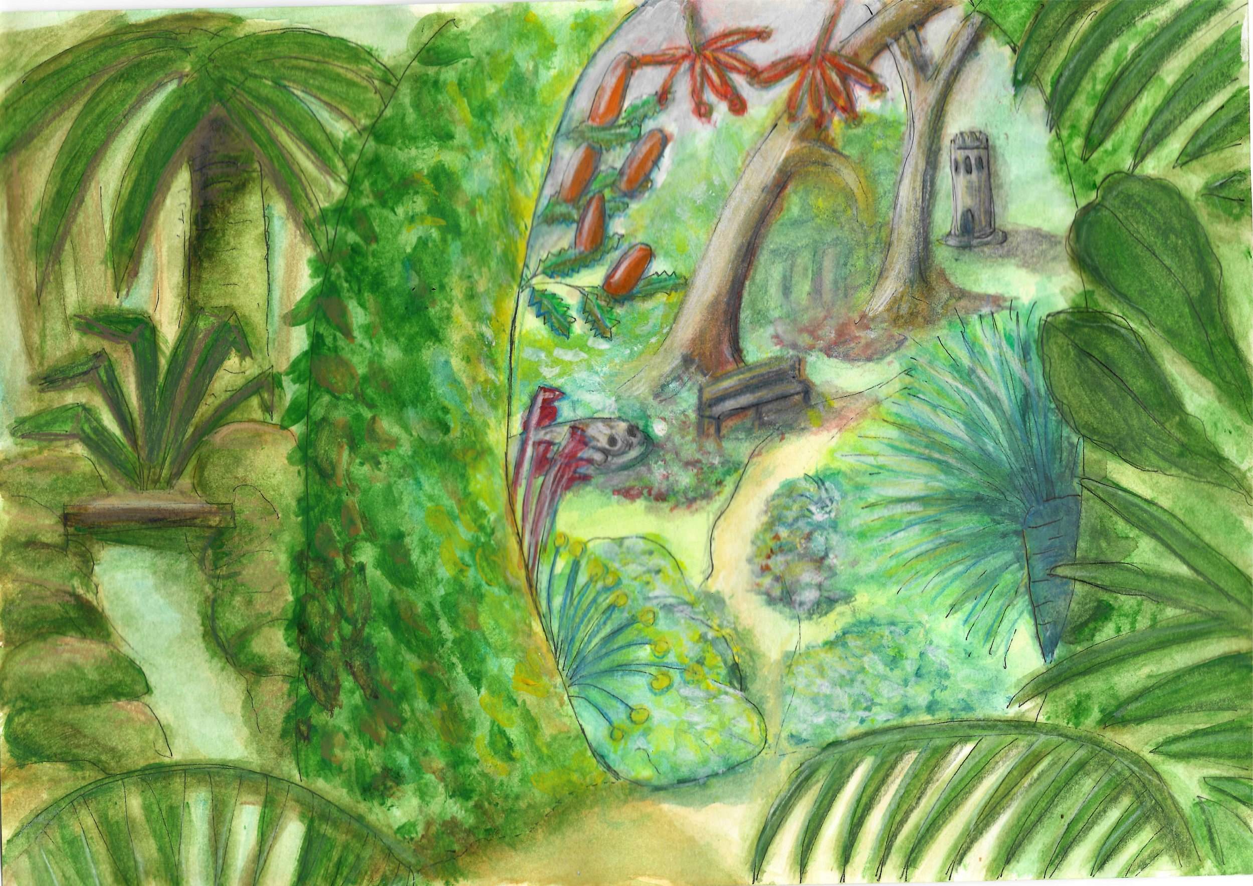 Maranoa Gardens Balwyn Gumnut Trails illustration