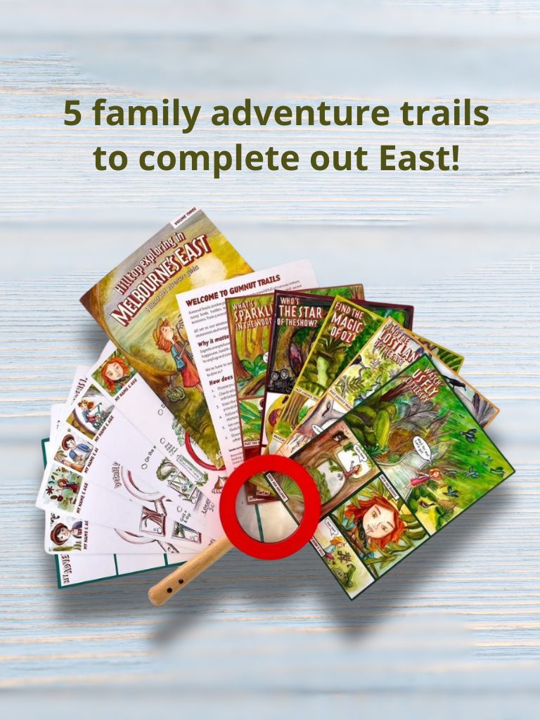 Melbourne East trail cards full contents Gumnut Trails