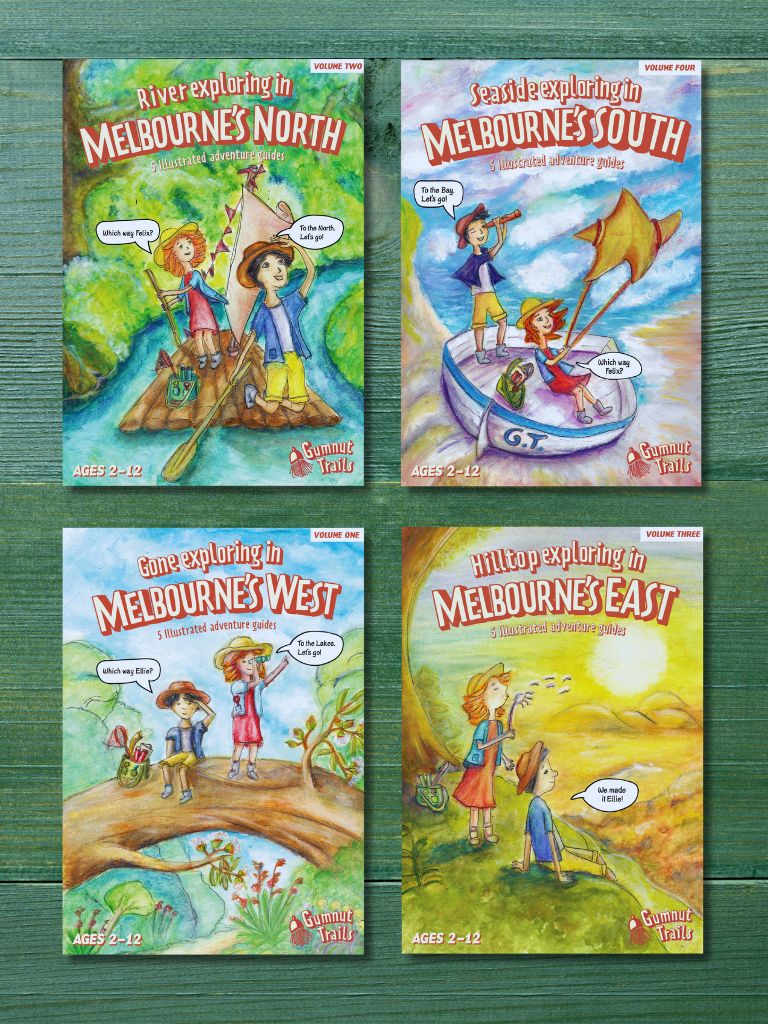 Melbourne Bundle Gumnut Trails 4 Adventure Guide covers