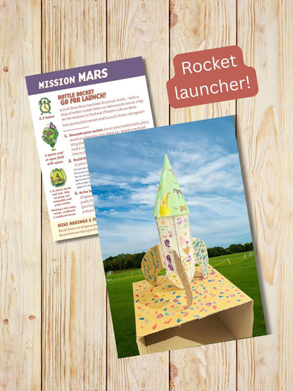 Gumnut Trails Backyard Adventure rocket launcher idea picture in action