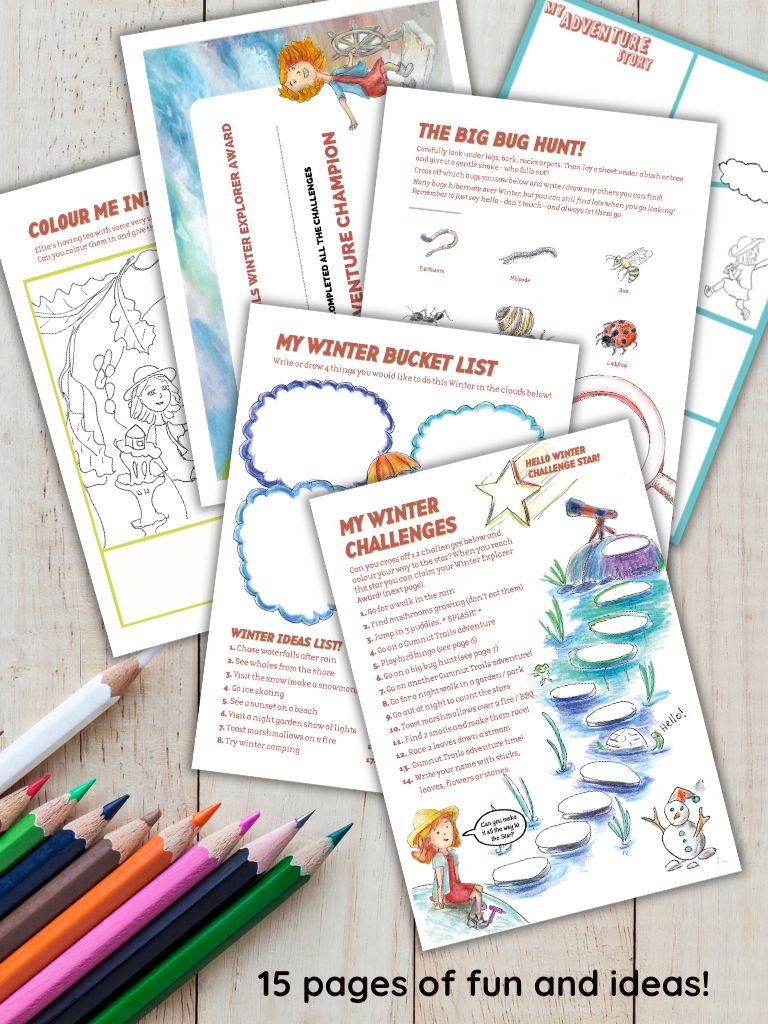 Winter Adventure Play Book: Printable