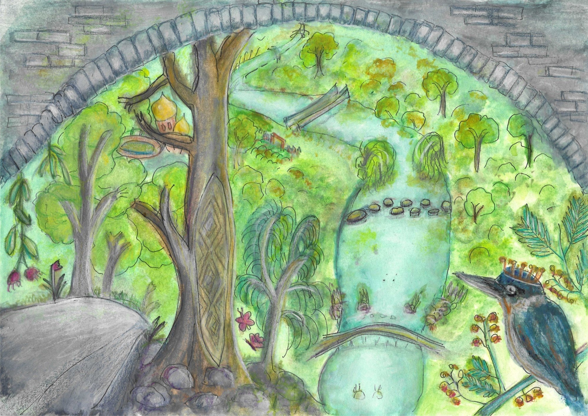 Merri Creek Gumnut Trails illustration